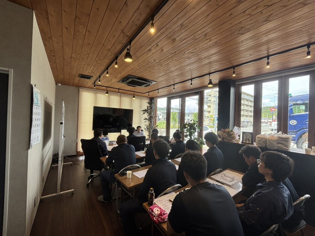 5月度安全会議&自走式多軸台車講習会を行いました
